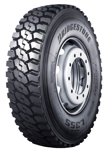 13 R22,5 TL Bridgestone L355 EVO 156/150G - záběrové nákladní pneumatiky pro lehké až středně těžké vozy