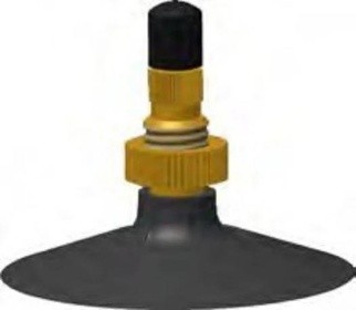 duše - rovný kovový ventil