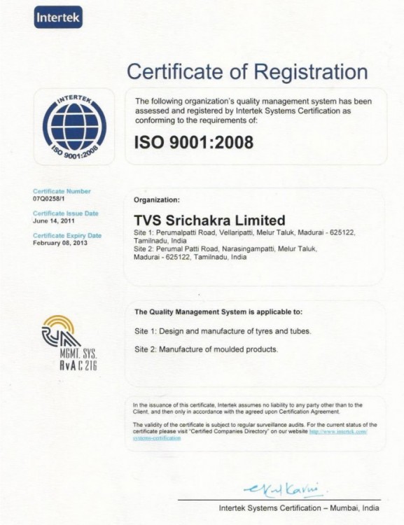 TVS ISO