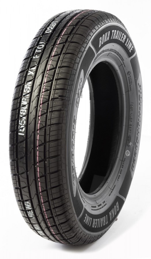 155/70 R13 TL BOKA TRAILER LINE FT 01. M+S 79 N, TL, 4/57/100, E16, O15.5MM, C60, ET +30 4 X 13, RAL9006 SILBER